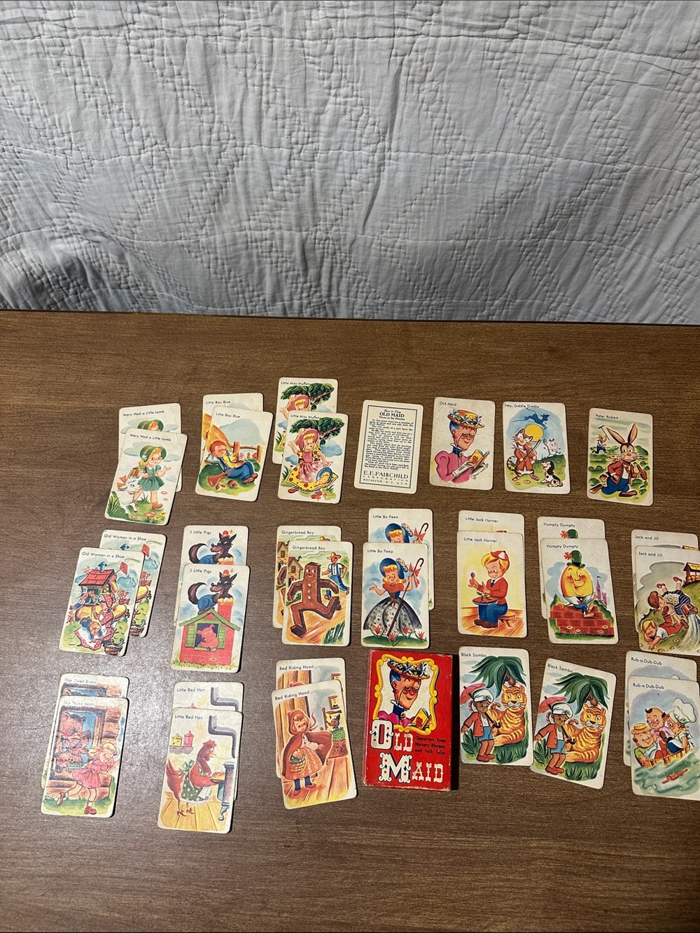 Vintage 1930-40 Old Maid Card Game